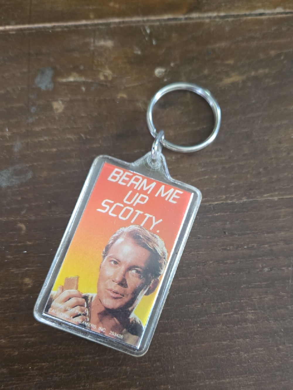 STAR TREK BEAM ME UP SCOTTY KEY CHAIN... #7980